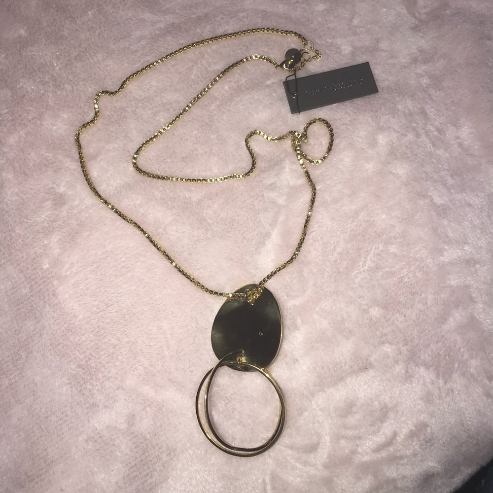 Vince Camuto Gold Statement Necklace New - Picture 10 of 12